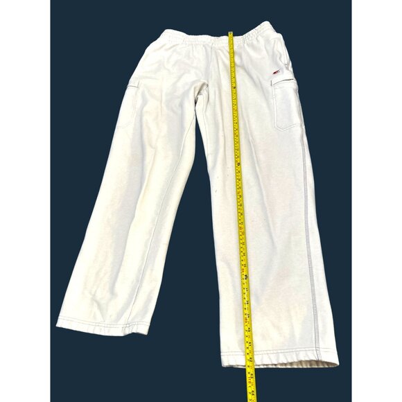 Champion Men's XL White Fleece Sweatpants with Elastic Waist & Pockets - Picture 7 of 7